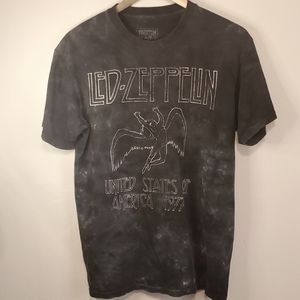 Led Zeppelin tie dye Distressed Tee unisex